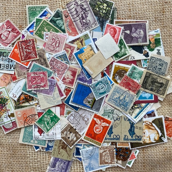 Vintage Other - 200+ Postage Stamps
